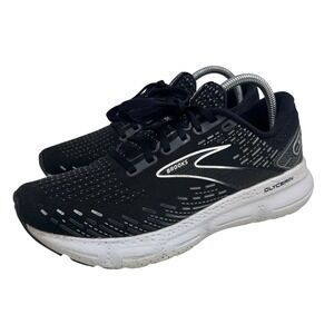 Brooks Glycerin 20 Mens Running Shoes Size 8 Medium D Black White 1103821D059